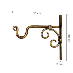 Sadhubea Bell Art Ankud Set Of 4 Yellow Wall Mount Hangers-45
