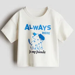 H&M Printed Cotton T-Shirt-image-48