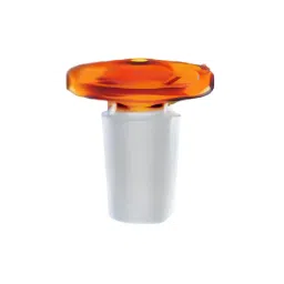 Borosil Glass Stopper Flat Head Amber With 29/32 Interchangeable Joint Size, 8700029 (Pack of 20)-41