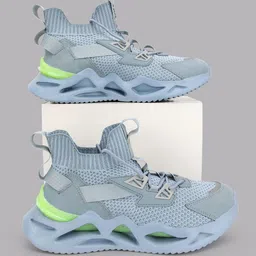 HRX by Hrithik Roshan Men Woven Design Mesh Sneakers-image-91