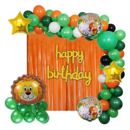 Party Anthem Happy Birthday Balloons Set Animal Theme Multicolour - Pack of 110-image-88