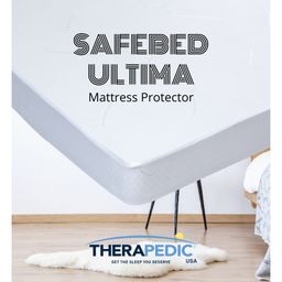 Therapedic Safe Bed Ultima Water Proof Anti Allergic Mattress Protector - White-image-64