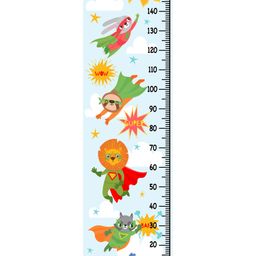 WENS Cute Super Hero Height Chart Wall Deca Growth Chart-Vinyl-image-7