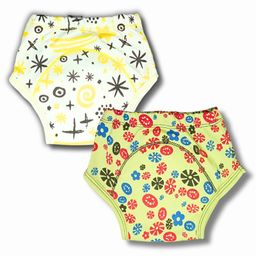 Kindermum Block Print Set of 2 Training Pants- Extra Large-10