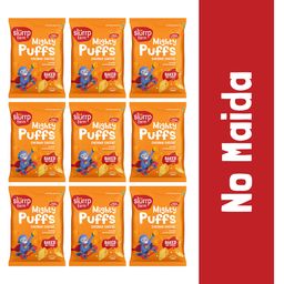 Slurrp Farm Mighty Jowar & Cheddar Cheese Puffs Pack of 9- 20 g each-21