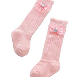 Flaunt Chic Cotton Bow Detailed Socks - Pink-image-75