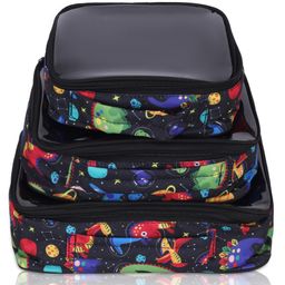 Echo Boomers Dino Galaxy Box Travel Kit - Insulated Portable Bag with Celestial Print-image-85