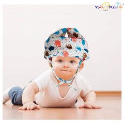 Baby Helmet Baby Head Protector, Adjustable Size for Baby Learning to Walk or Run, Soft Safety Helmet for Infants 9 Months to 3 Years (Multi Print) ( color and design may vary)-20