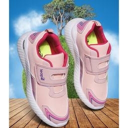 LIBERTY Leap7X Text Detailed Velcro Closure Sports Shoes - Peach-image-2