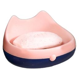 FunBlast Soap Case with Wall Mounted Sticker Pack of 1 Pink-3