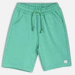 MINI KLUB Cotton Knit Solid Shorts - Green-picture-12