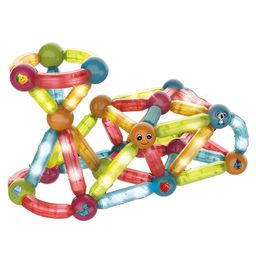 NEGOCIO Bright educational magnetic building block set with 64 elements for kids- PACK OF 1- COLOR MAY VARY-12