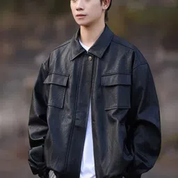 StyleCast Men Solid Long Sleeves Spread Collar Open Front Jacket-picture-34