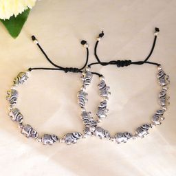 Silvermerc Designs Silver-Plated Beaded Anklets-picture-48