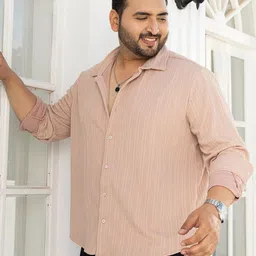 Instafab Plus Men Comfort Opaque Casual Shirt-image-91