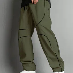 NOBERO Men Straight Fit Joggers-image-24