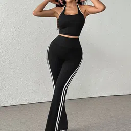 Outzidr Halter Neck Top & Trousers Co-OrdsSet-image-8