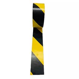 Ladwa 76.2 mm (3 Inch) Floor Marking Tape for Road Safety & Organization Yellow & Black, LFMT -3" Y&B-14
