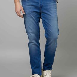 Celio Men Jean Tapered Fit Mid Rise Light Fade Stretchable Jeans-image-63