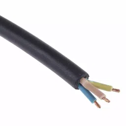 RS PRO 3 Core Power Cable 100 m 1 mm² Black 300 V, 500 V, 8634011-image-96
