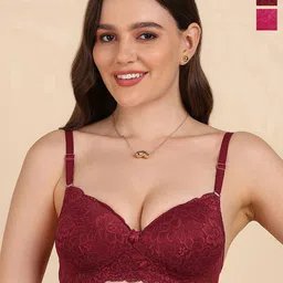 DressBerry Bralette Bra Full Coverage Lightly Padded-image-29
