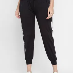 OFF LIMITS Women Black Solid Joggers-image-52