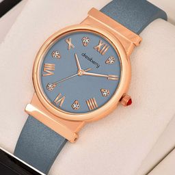DressBerry Women Embellished Dial & Straps Analogue Watch 410 Grey Colors Elevate your style-image-27