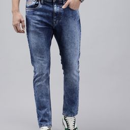 U.S. Polo Assn. Denim Co. Men Henry Skinny Cropped Fit Heavy Fade Stretchable Jeans-image-73