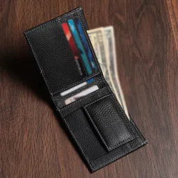 MATIN LIFE Men Leather Two Fold Wallet image 5