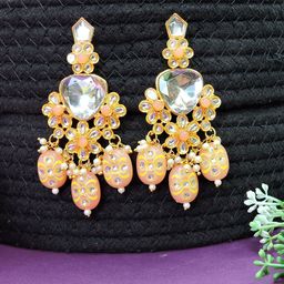 VATSALYA creation Gold-Plated Alloy Earrings-image-77
