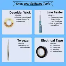 Hillgrove 10 in 1 Mobile Soldering Iron Equipment Tool Machine Kit with Flux Paste & Wire, HG0092 image 3