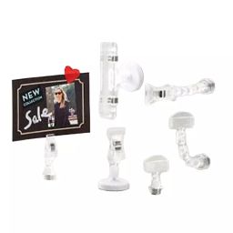 AS ONE Magnet Mini Clip Base Wide Clip Mini Tpye H6.7 cm Resin, 61-203-2-5 (Set of 10 pcs)-29
