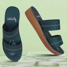 DASHNY Women Laser Cuts Wedge Heel Sandals-image-37