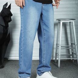 THE BEETEL HOUSE Men Mid-Rise Stretchable Baggy Jeans-image-53