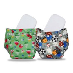 Chinmay Cute Prints Freesize Reusable Washable Adjustable Snap Buttons Cloth Diaper With Wet Free Insert Pads Pack Of 2 (Color & Print May Vary)-12