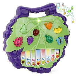 Toysire Fruit Music Piano Baby Early Education Children's Toys Electronic Piano(Pack of 1)-20