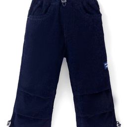 Little Kangaroos Cotton Denim Full Length Solid Color Jeans - Navy Blue-image-66