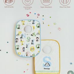Mi Arcus Peanuts Snoopy Popover Bib Pack of 2 Multicolor-image-77