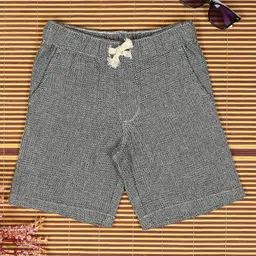 The Lion and the Fish Cotton Woven Abstract Printed Shorts - Silver Grey-picture-7