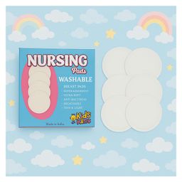 KIDS BASIC Nursing Breast Pads for Feeding Mother Washable, Reusable Soft Breast Pads (Pack of 6)-image-88