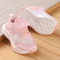 Babyoye Sneaker with Velcro Closure & Ombre Detailing - Pink-picture-10