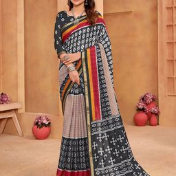Munir Zari Pure Cotton Ikat Saree-picture-50