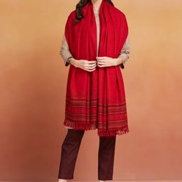 Fabindia Woven Design Pure Woollen Shawl-picture-37