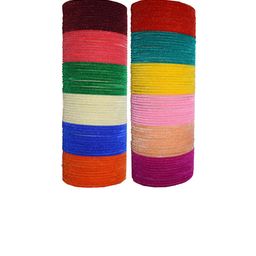 Shopmart Set Of 144 Velvet Bangles-image-10