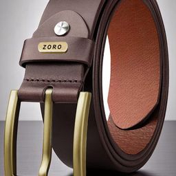 ZORO Men Solid Casual Leather Belt-image-93