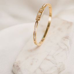ARTKLIM Women Gold-Plated Bangle-Style Bracelet-26