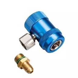 Hongsen Lock Type R134a Quick Coupler L(Female) with Adapter, HS-ML-S-35
