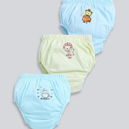 MooNKids Kids Pack Of 3 Printed Pure Cotton Basic Bloomers R1-MK_Bloomer_38-25