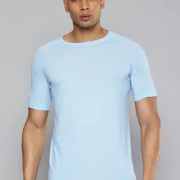 Domyos By Decathlon Self Design Training or Gym T-shirt-image-22