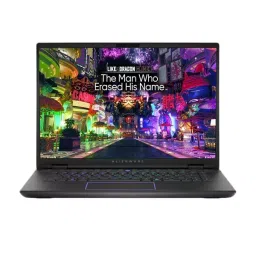Dell Alienware M16 R2 Laptop Gaming Series Intel Ultra 9-185H 16 GB/1 TB SSD 15.6 inch (39.62 cm) 8 GB Nvidia Graphics Win 11 + MS Office H&S 2021 Dark Metallic Moon, OANM162129001RIN-62